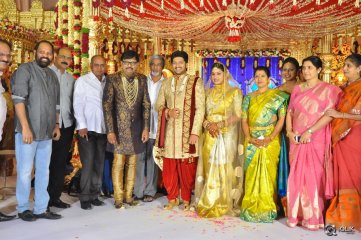 Music Director Koti Son Rajeev Wedding Reception Photos